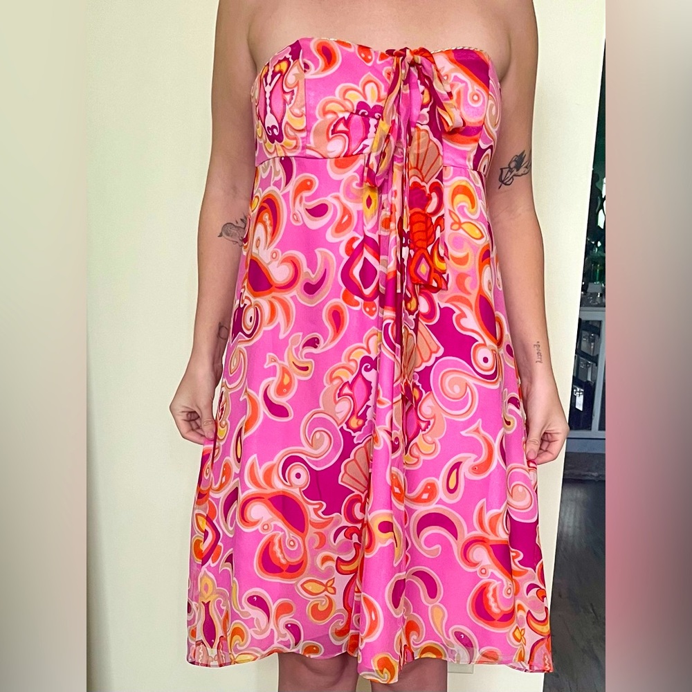 LILLY PULITZER STRAPLESS DRESS